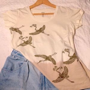 Uniqlo Graphic tie-dye shirt